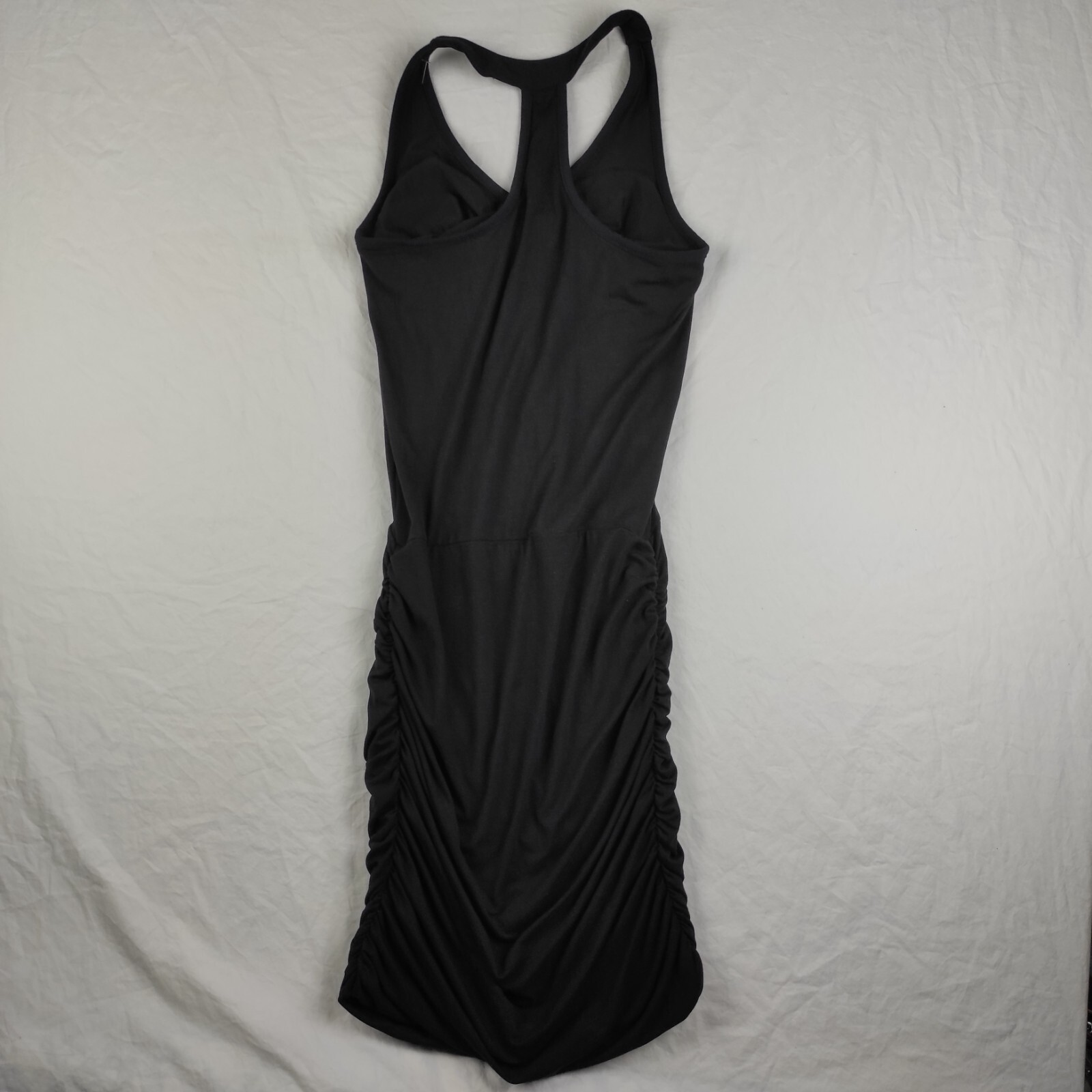 Athleta Sz XS Racerback Dress Black Athleisure Womens Polyester/Rayon