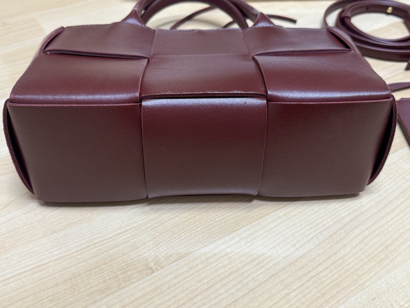 Bottega Veneta Mini Arco Intrecciato Leather Tote Bag