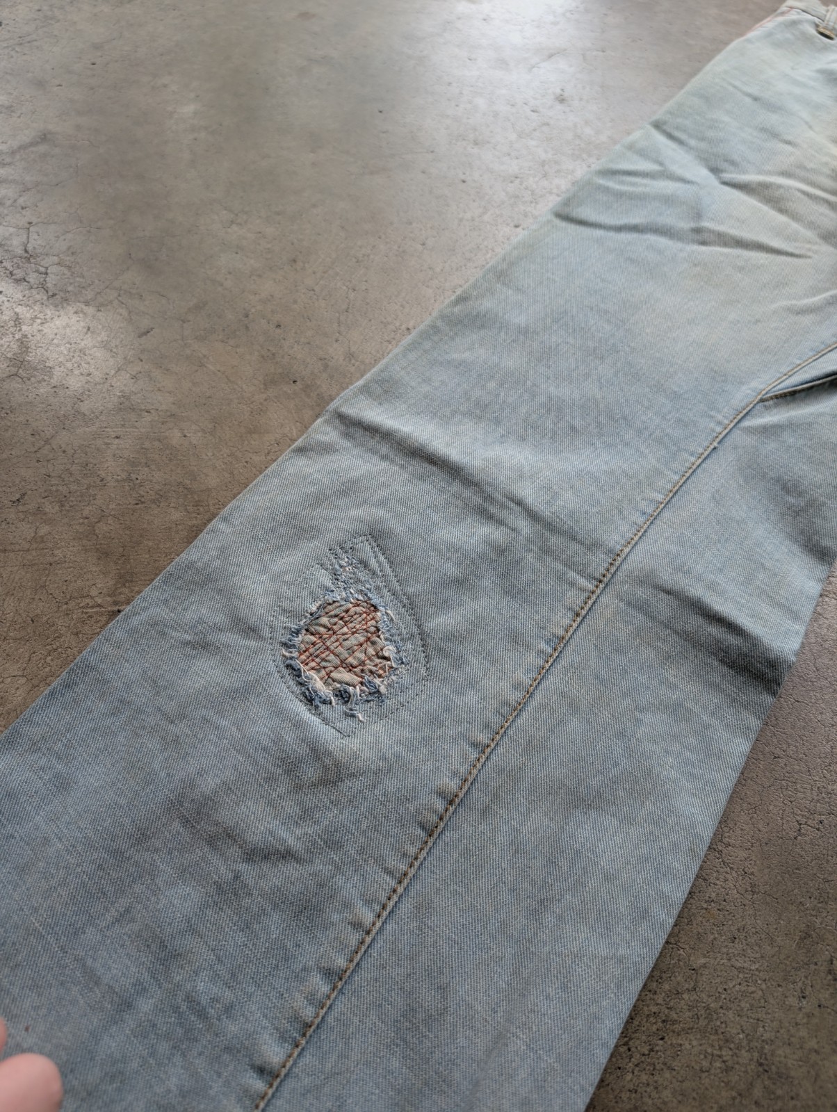 28×32 Levi’s engineered buckleback sashiko Y2K denim jeans vintage