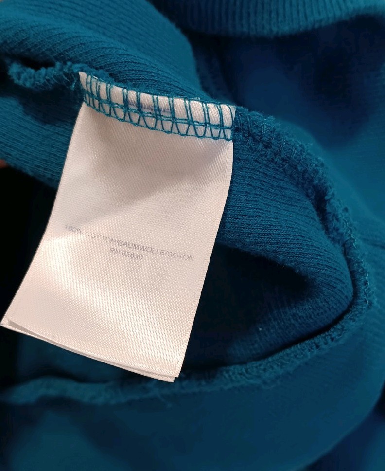 Men’s Lands’ End Blue XL 1/4 Zip Pullover Sweater 100% Baumwolle/Cotton