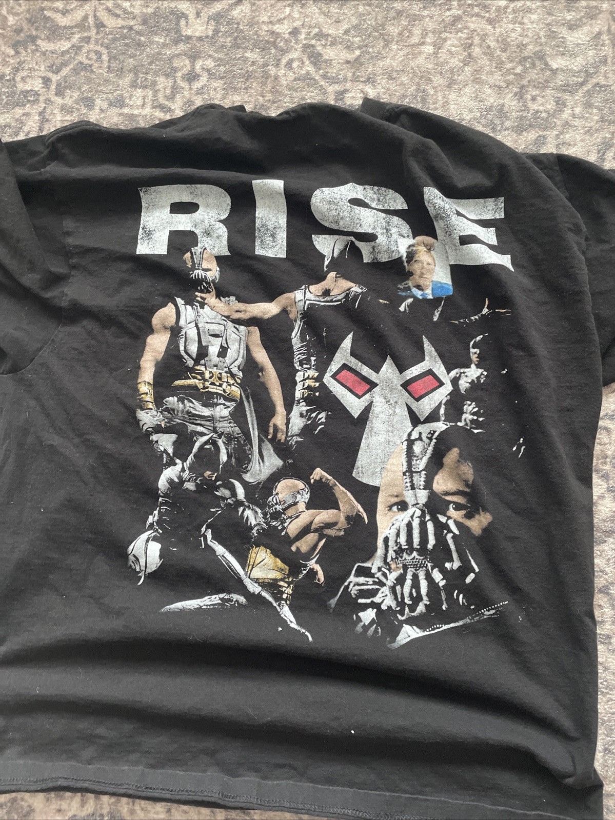 DC Comics Dark Knight Rises BANE Shirt XXl Double Print