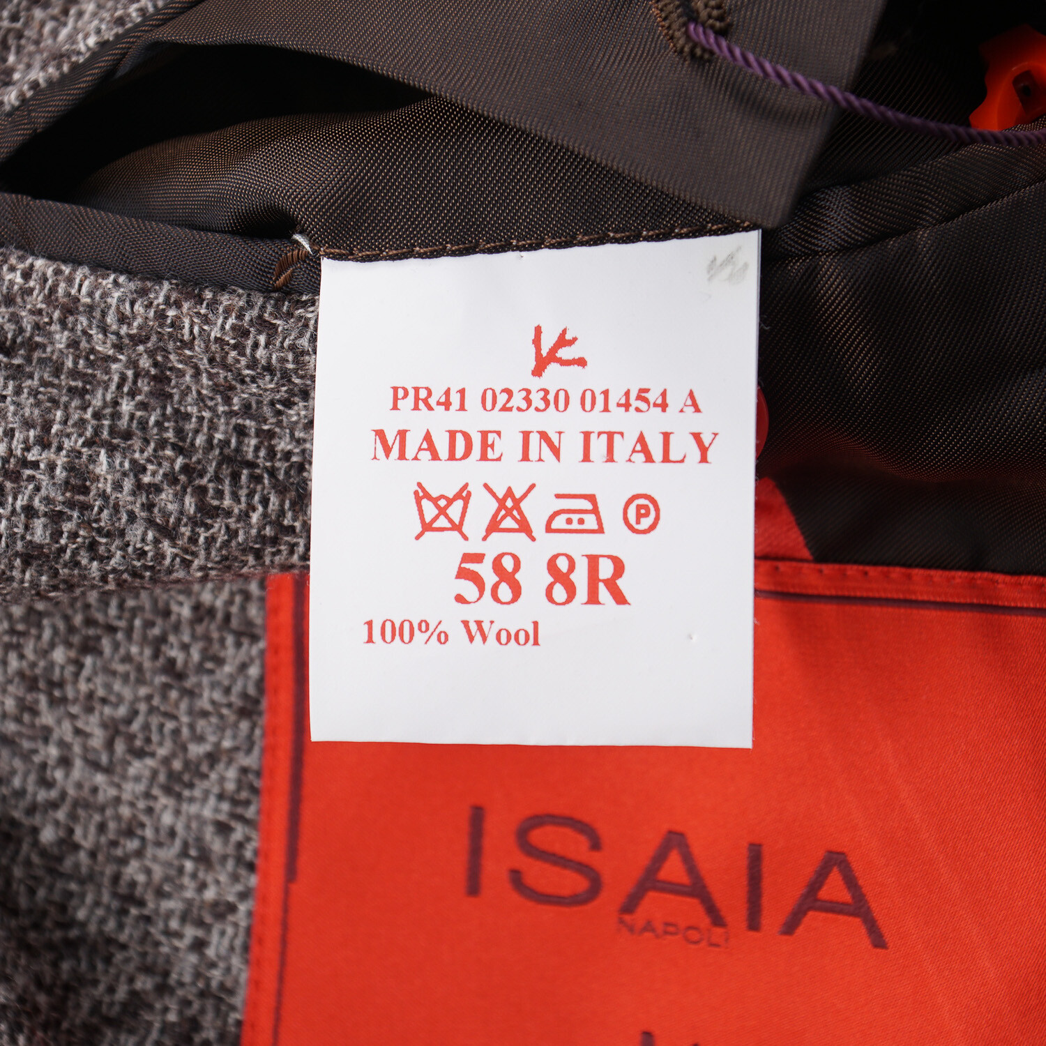 Isaia Slim-Fit Soft-Woven Patterned Wool Sport Coat 48R (Eu 58) NWT $4475