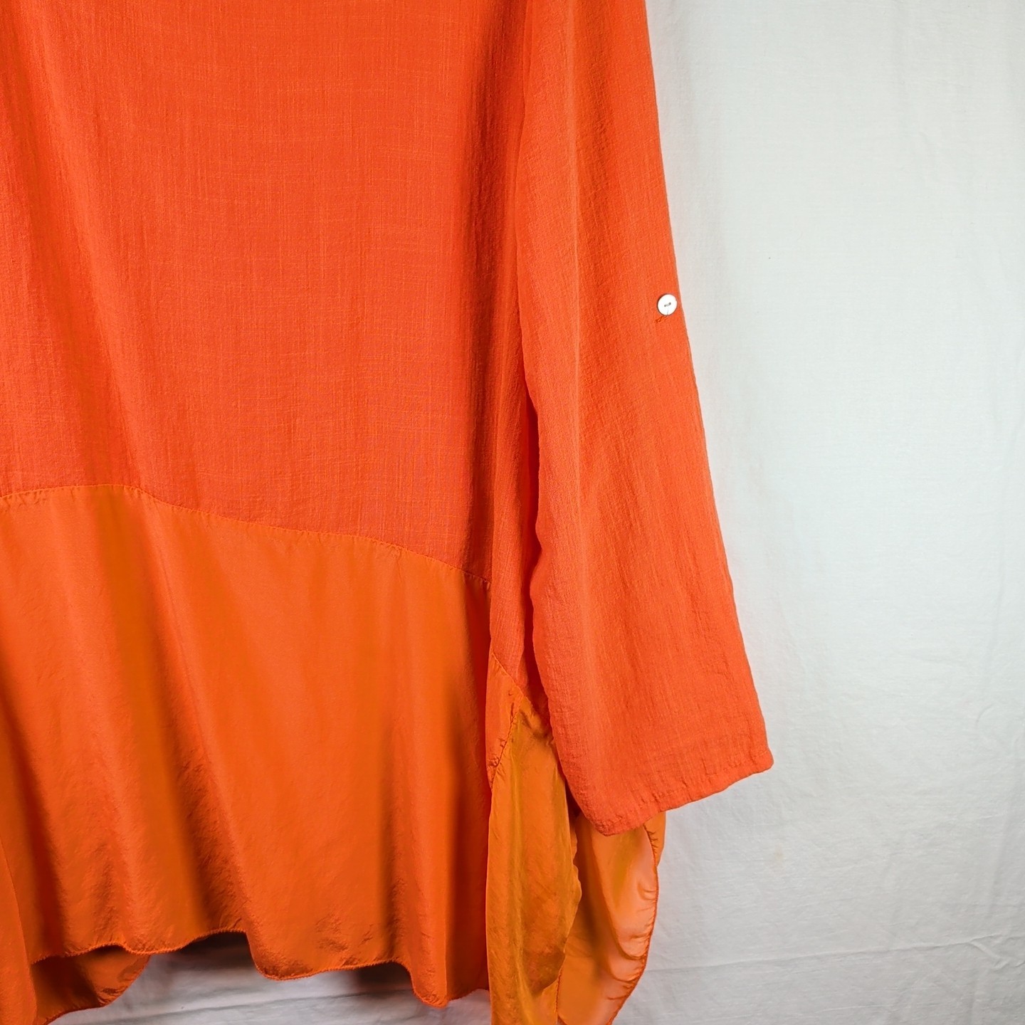 Bella Amore Italian Boho Tunic – Size L/XL – Flowy Beach Cotton Rayon Silk