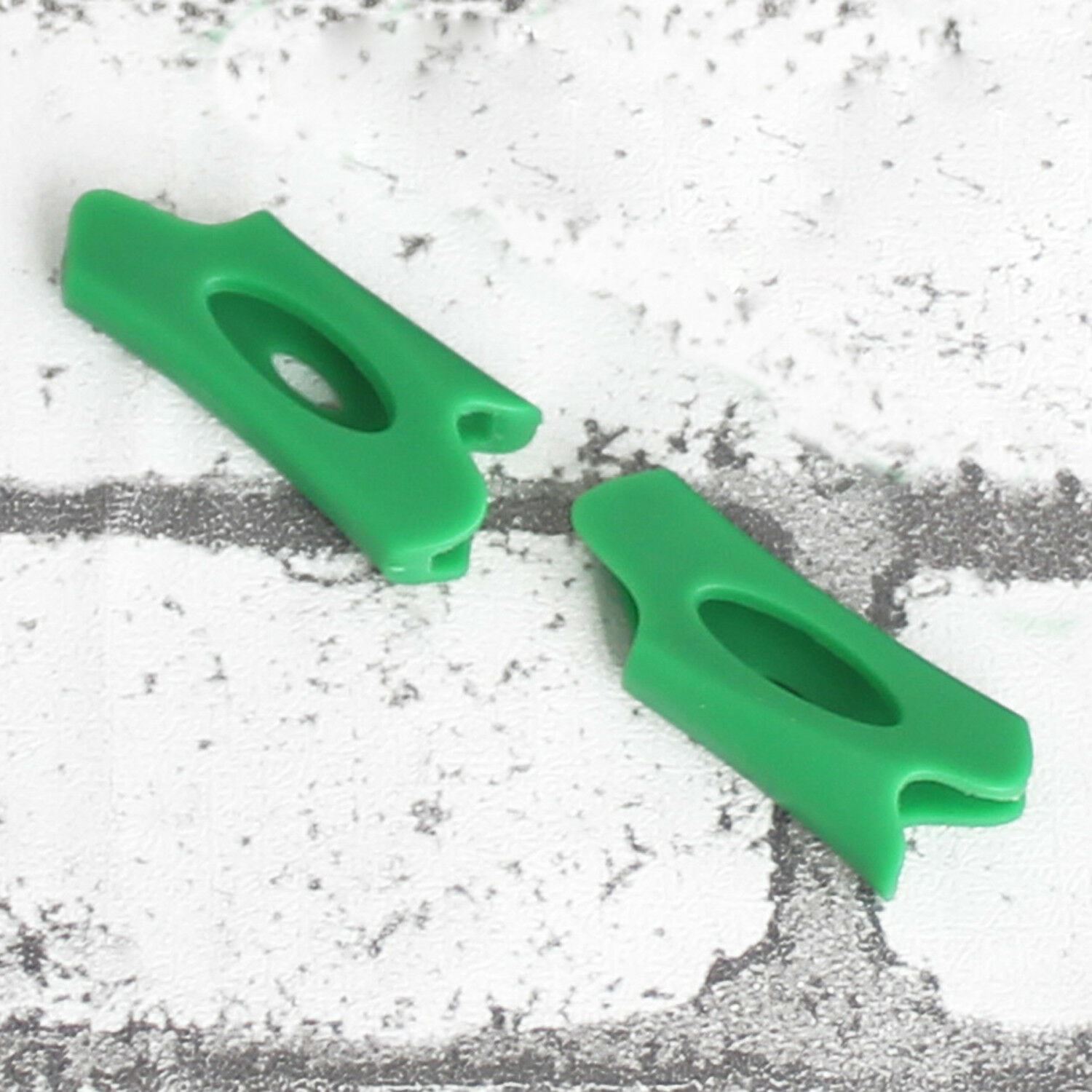 Replacement Rubber Silicone Ear Socks for-Oakley Flak Jacket XLJ -Dark Green