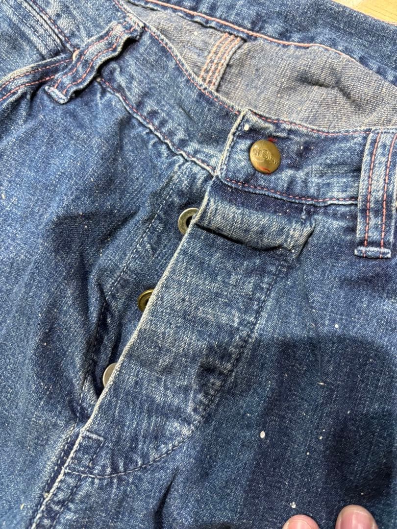 Orslow Baker Pants, Paint Splatter, Size 1