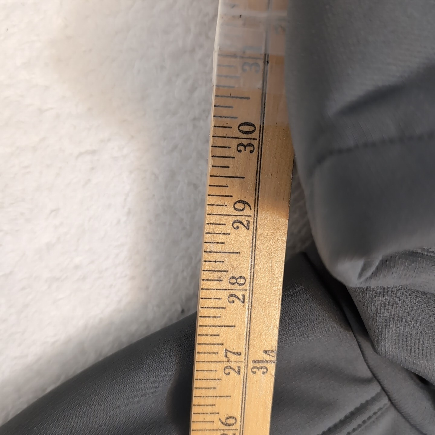 All in Motion GRAY PLUSH Lined Soft Shell hooded Jacket Coat Full Zipped pockets