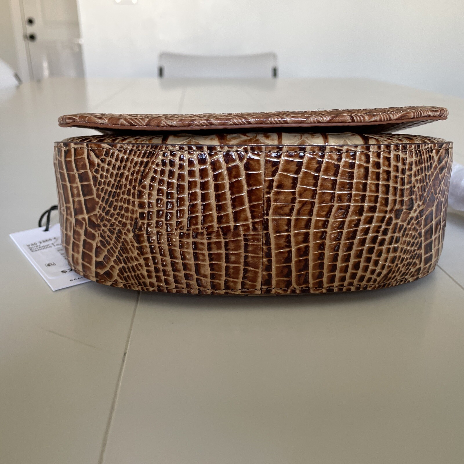 NWT BRAHMIN Briar crossbody, Coconut Milk Tabor, Melbourne genuine leather, $285