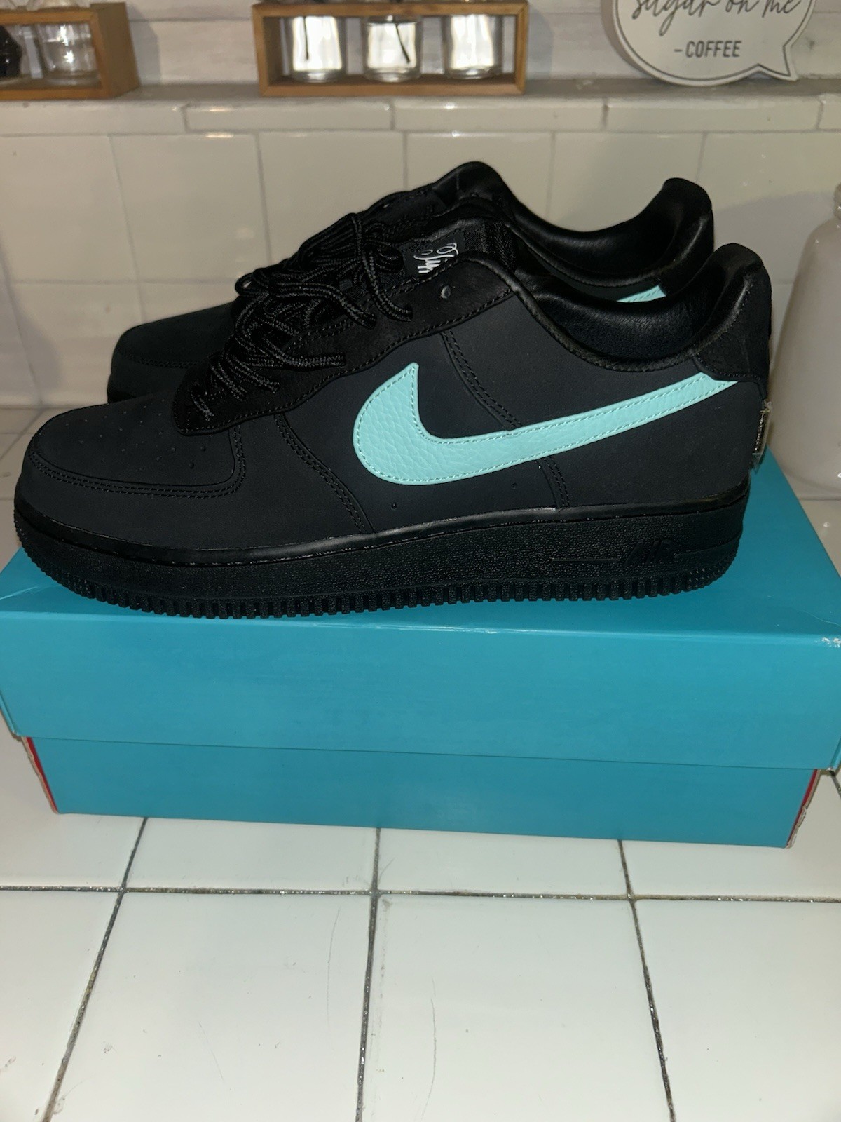 Nike Air Force 1 Low x Tiffany & Co. “1837” Black DZ1382-001 2023 New
