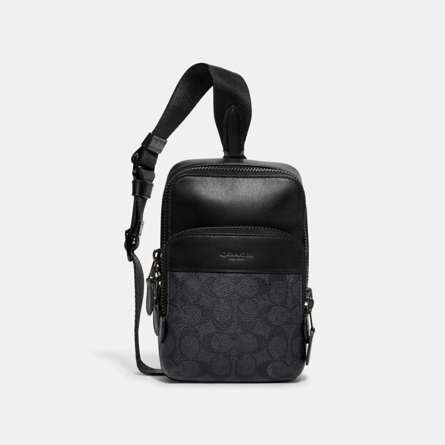 NWT Coach CC091 CR849 Gotham Pack In Signature Canvas Calf Leather