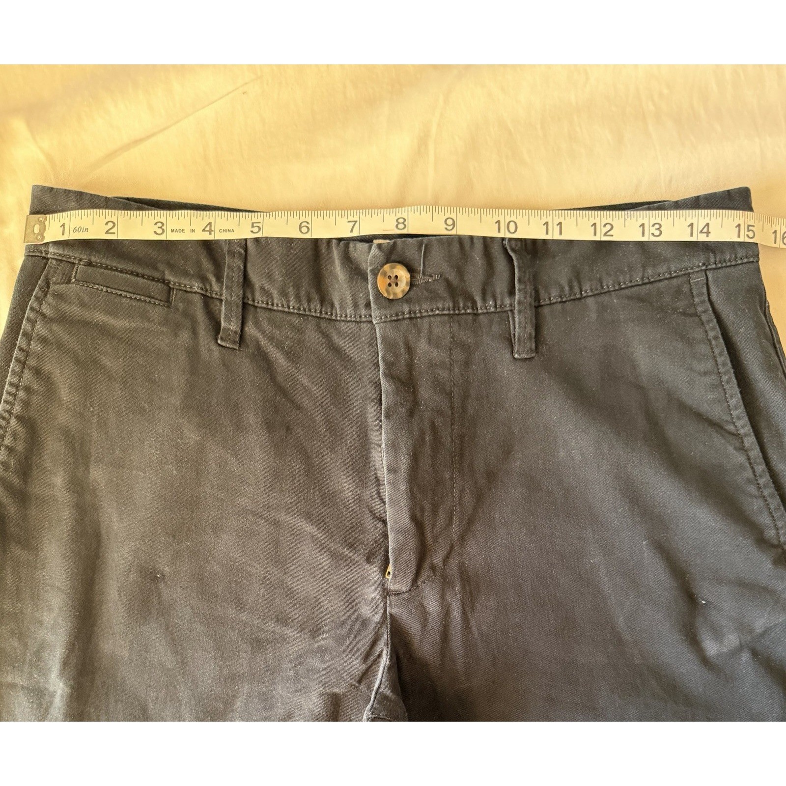 Goodfellow & Co Every Wear Chino Pants Mens 30×32 Black Athletic Fit Stretch