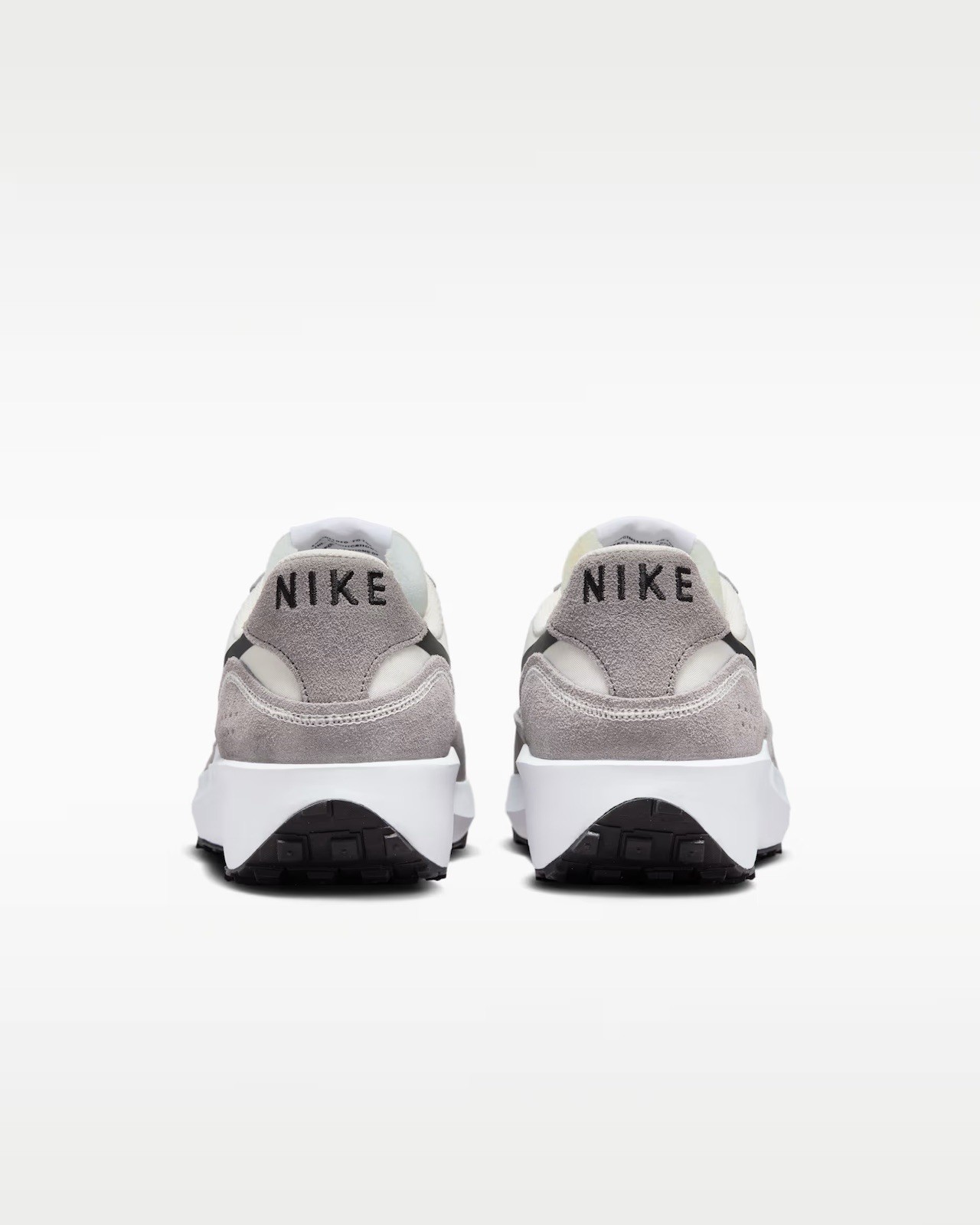 Nike Waffle Debut Flat Pewter Black White Running Sneakers FJ4195-003 Mens Sizes