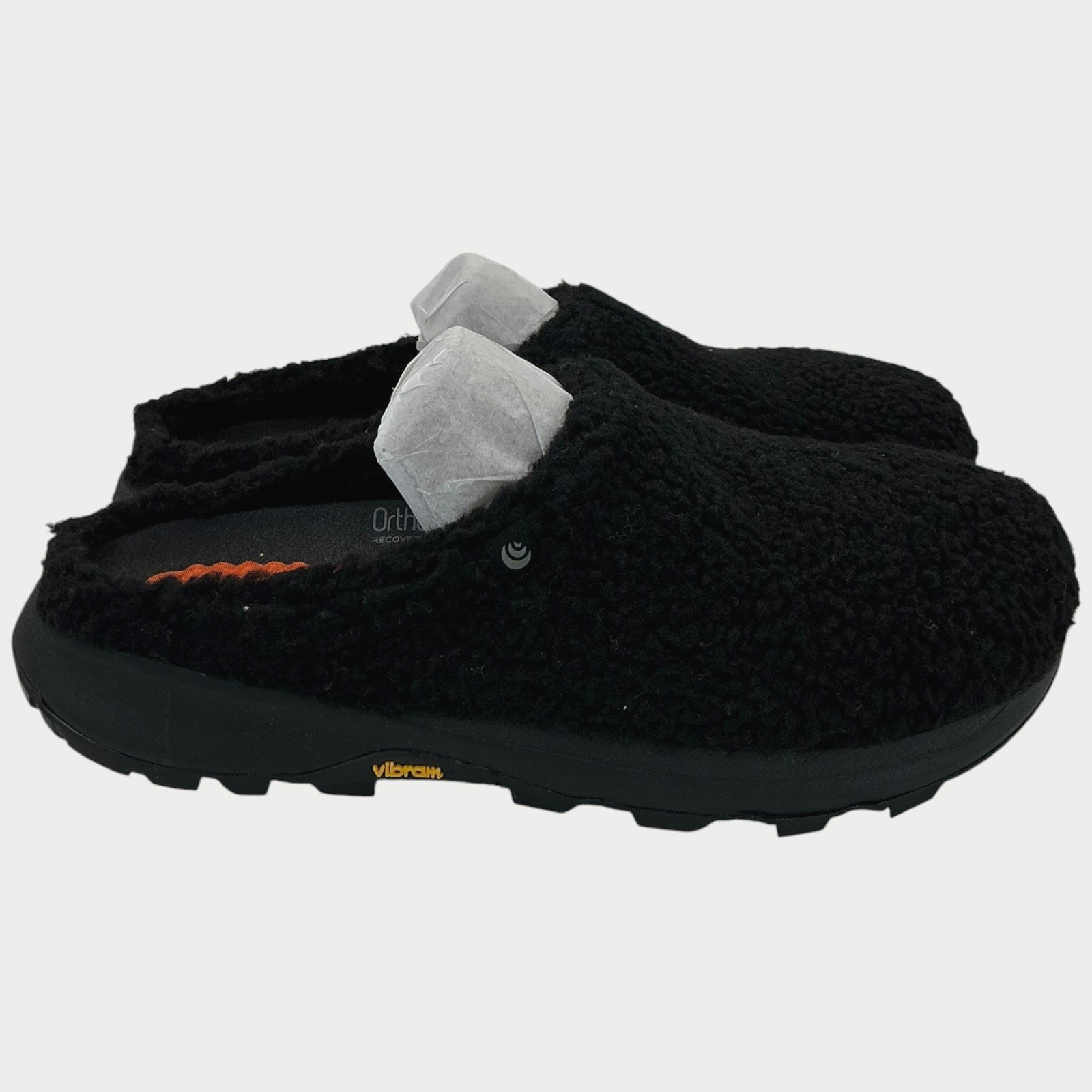 Topo Athletic Revive Men’s Size 10 Black Fleece Slip On Shoes NIB