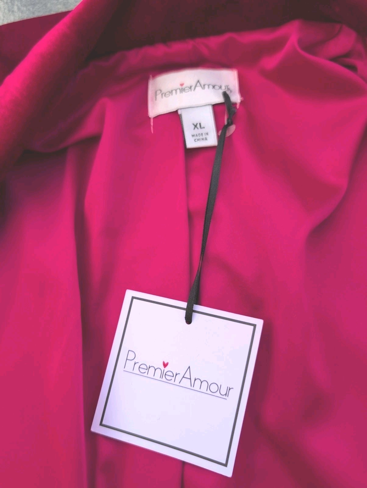 Nwt Red Velvet Blazer Premier Amour Jacket Dress Casual Soft Career Lined Xlarge