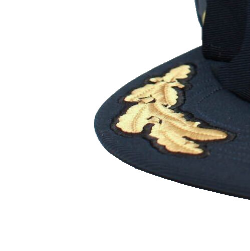 Alien Nostromo Flat Bill USCSS Movie Hat Appliqué Patch Cap Unisex Adult Navy