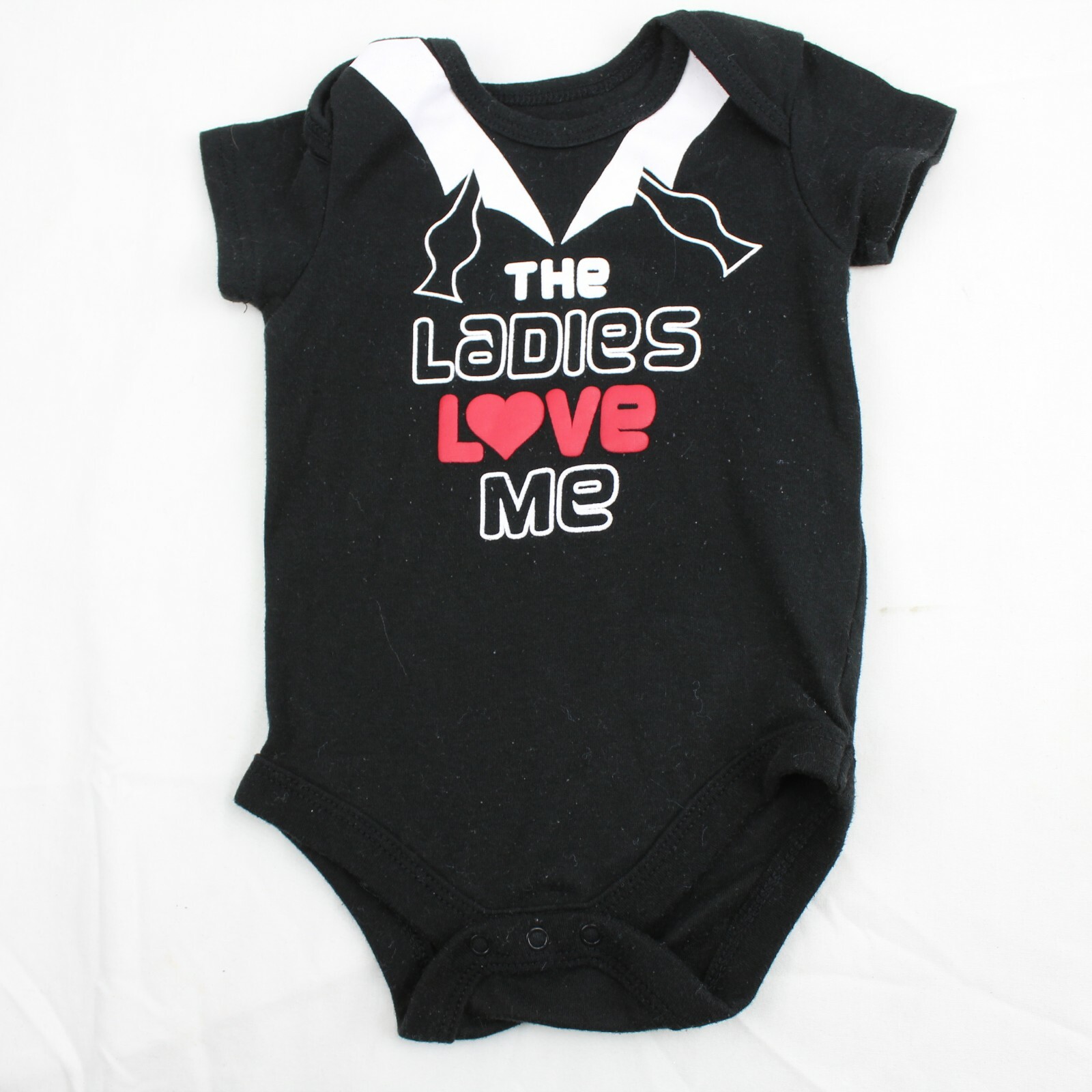 Baby Boy Bodysuit One Piece Size 3-6 Months The Ladies Love Me Shirt