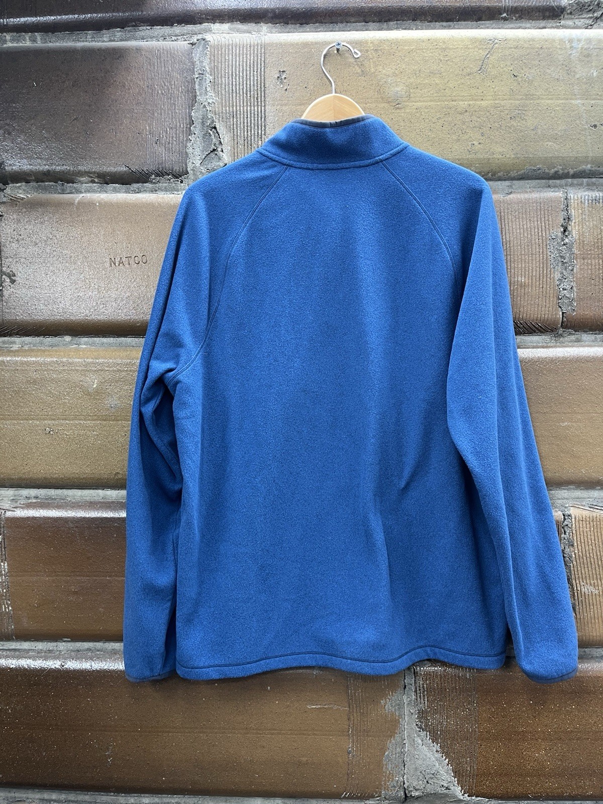 LL Bean Pullover Mens Large Regular All Season Access Fleece Blue Outdoor Travel