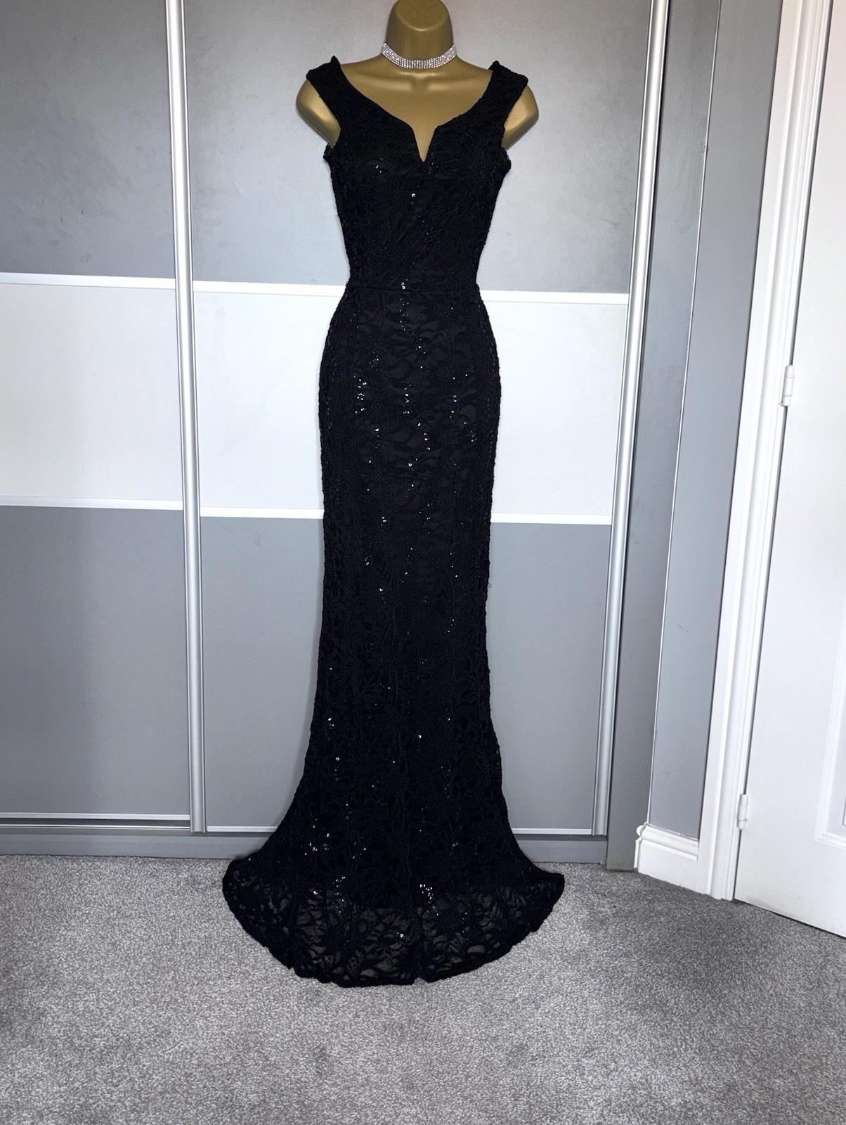 Quiz Elegant Evening Wedding Party Cruise Prom Cocktail Maxi Dress Sz 8