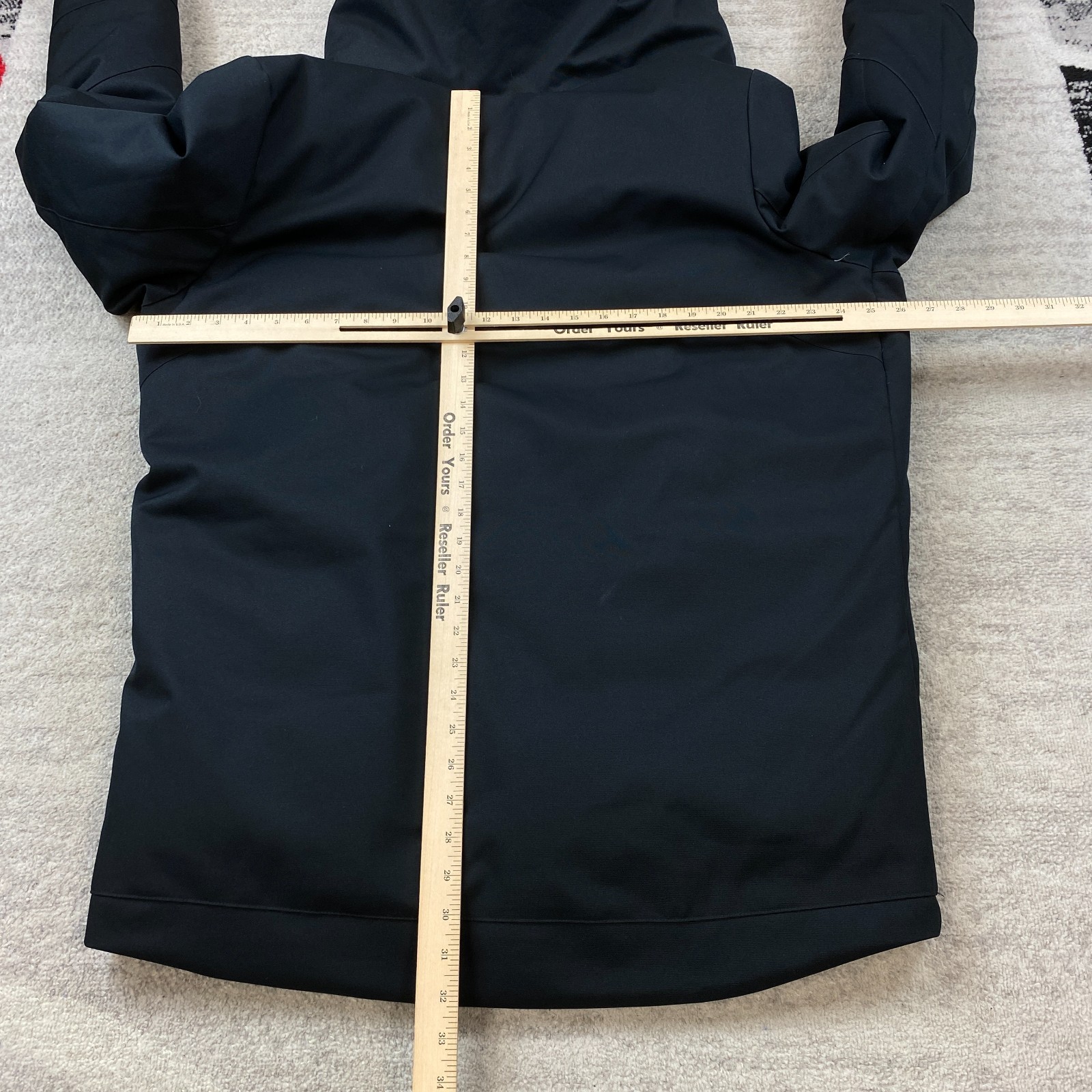 Nike Team Training 550 Down Fill Hood Puffer Jacket Medium Black Quilted 915036