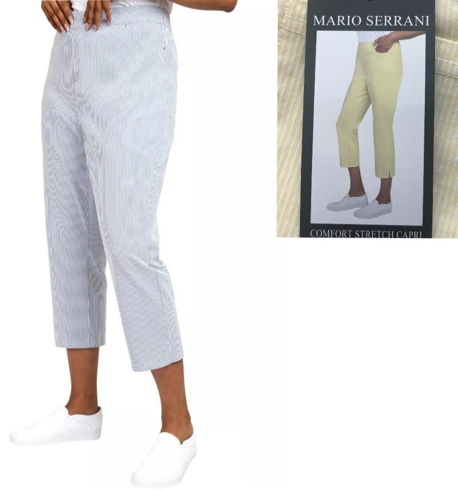 Mario Serrani Women’s Capri Pull On Pant