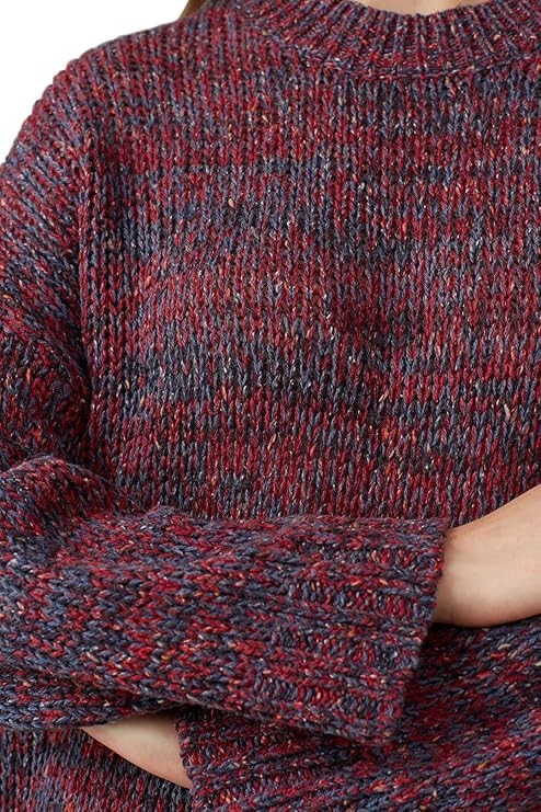One Teaspoon FAB! Hackney Hint of Wool Loose Fit Sweater in Multi XL
