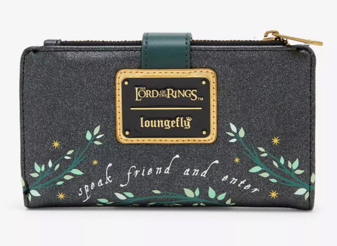 EXCLUSIVE Loungefly Lord Rings LOTR Doors Durin Backpack Sling Wallet GLOW 3PCS