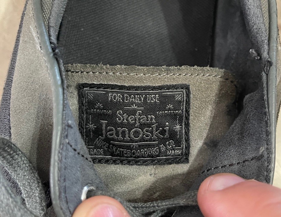 Nike SB Stefan Janoski Gray Suede Gum Sole Skateboarding Men’s Sz 11