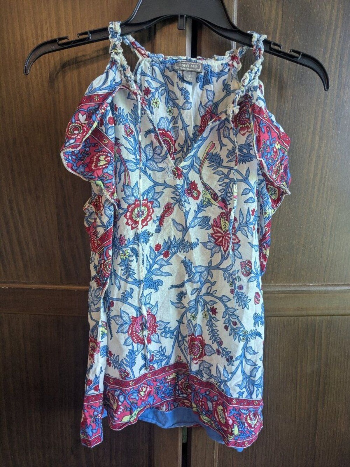 Point Sur Floral Sleeveless Top – Size 8
