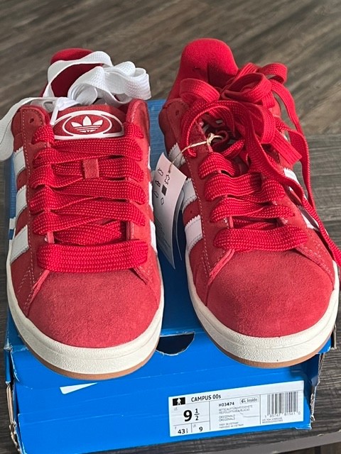 Size 9.5 – adidas Campus 00s Scarlet Gum