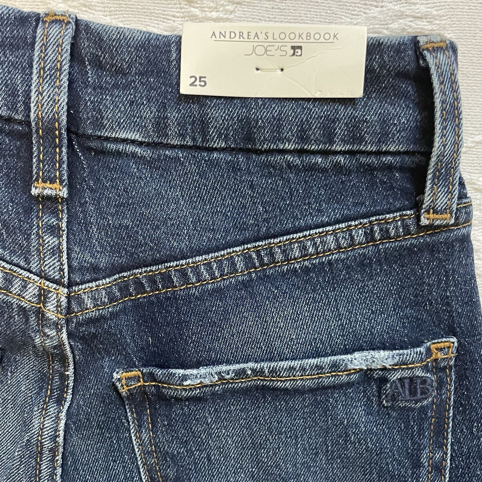 NEW Joe’s Jeans Andrea’s Lookbook Collection High Rise Straight Leg Sz 25 w/Tags