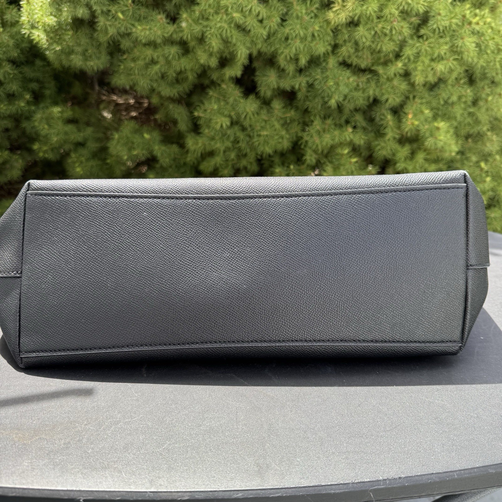 Coach Gallery Black Leather Tote Shoulder Bag