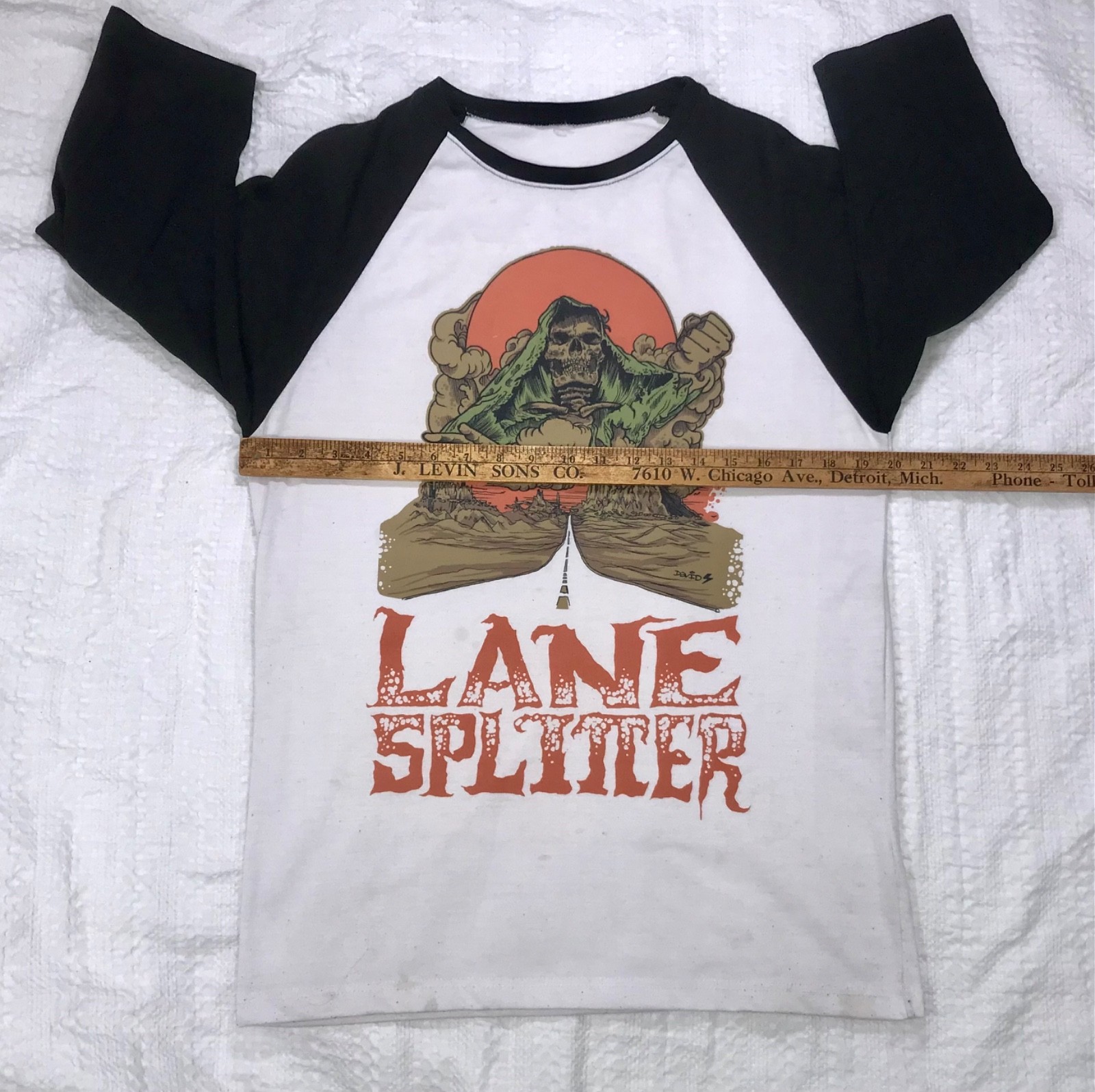 VTG Y2K 2015 Lane Splitter Co HighwaySpirit Men(L) Biker Punk Motorcycle T-Shirt