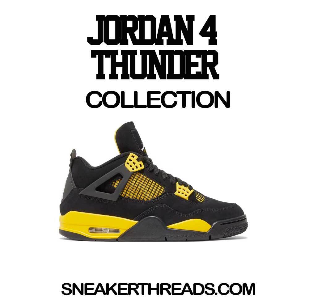 Shirt To Match Jordan 4 Thunder Tour Yellow Shoes – ST Palms Tees