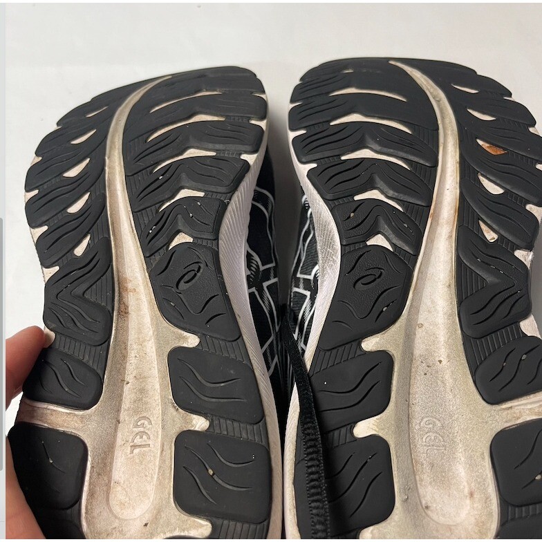 ASICS Running Shoes GEL-Excite 9 Lightweight Athletic Sneakers Black White W 11