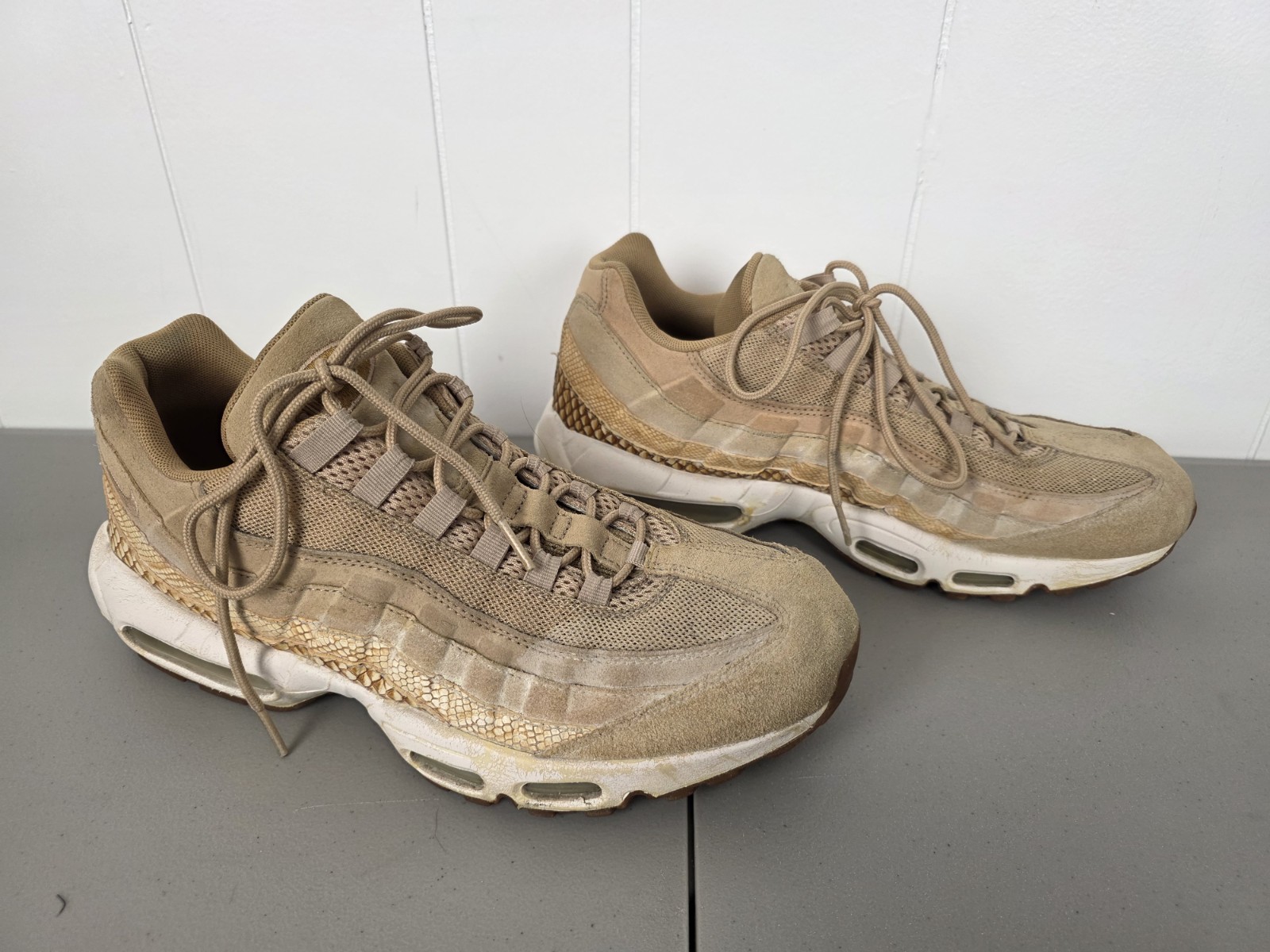 Nike Air Max 95 Premium SE Vachetta Tan Suede Men’s Size 12 924478-201