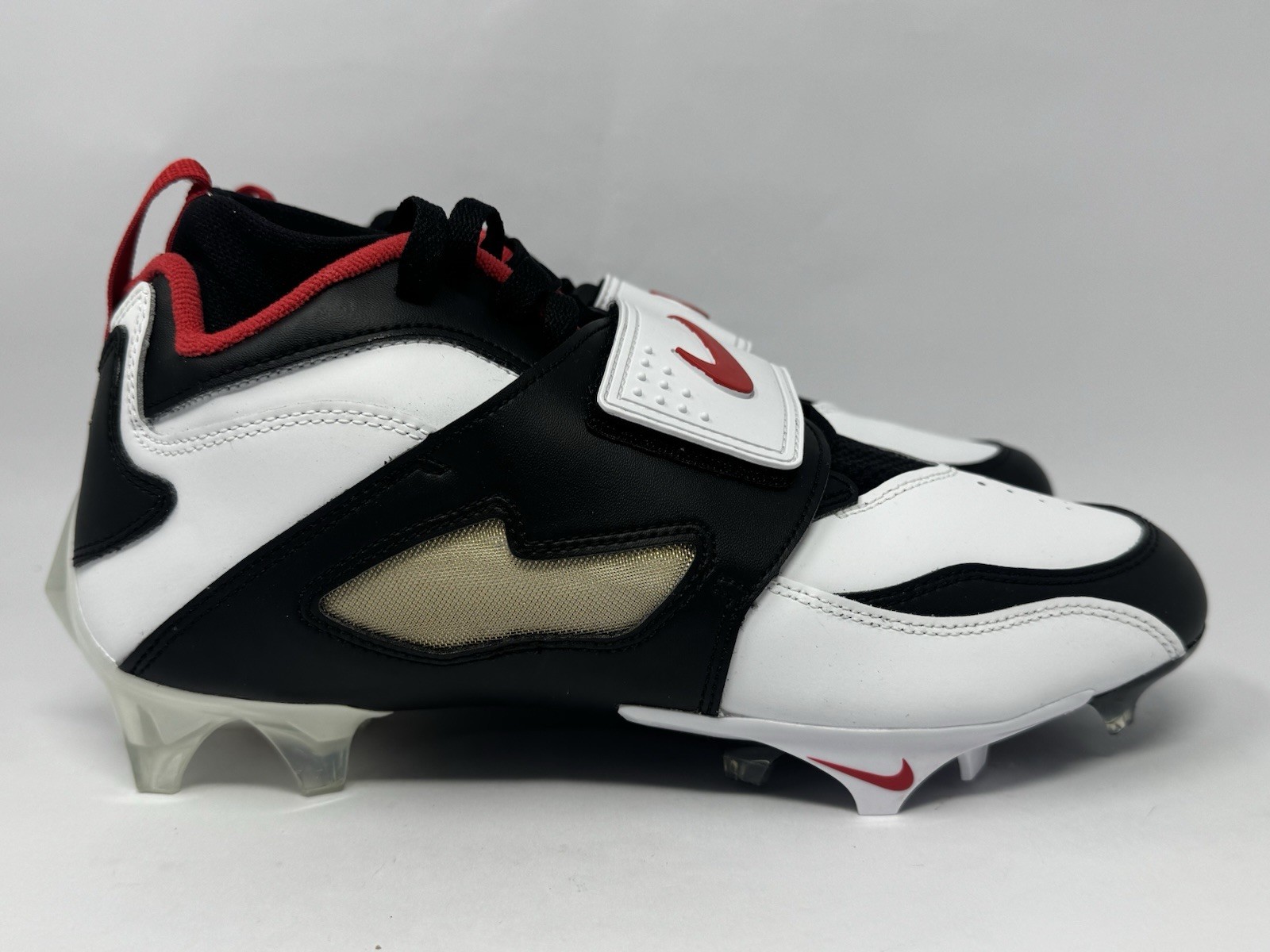 Nike Diamond Turf 93 TD 49ers HF5298-100 Deion Football Cleats Men Size 10 NoLid