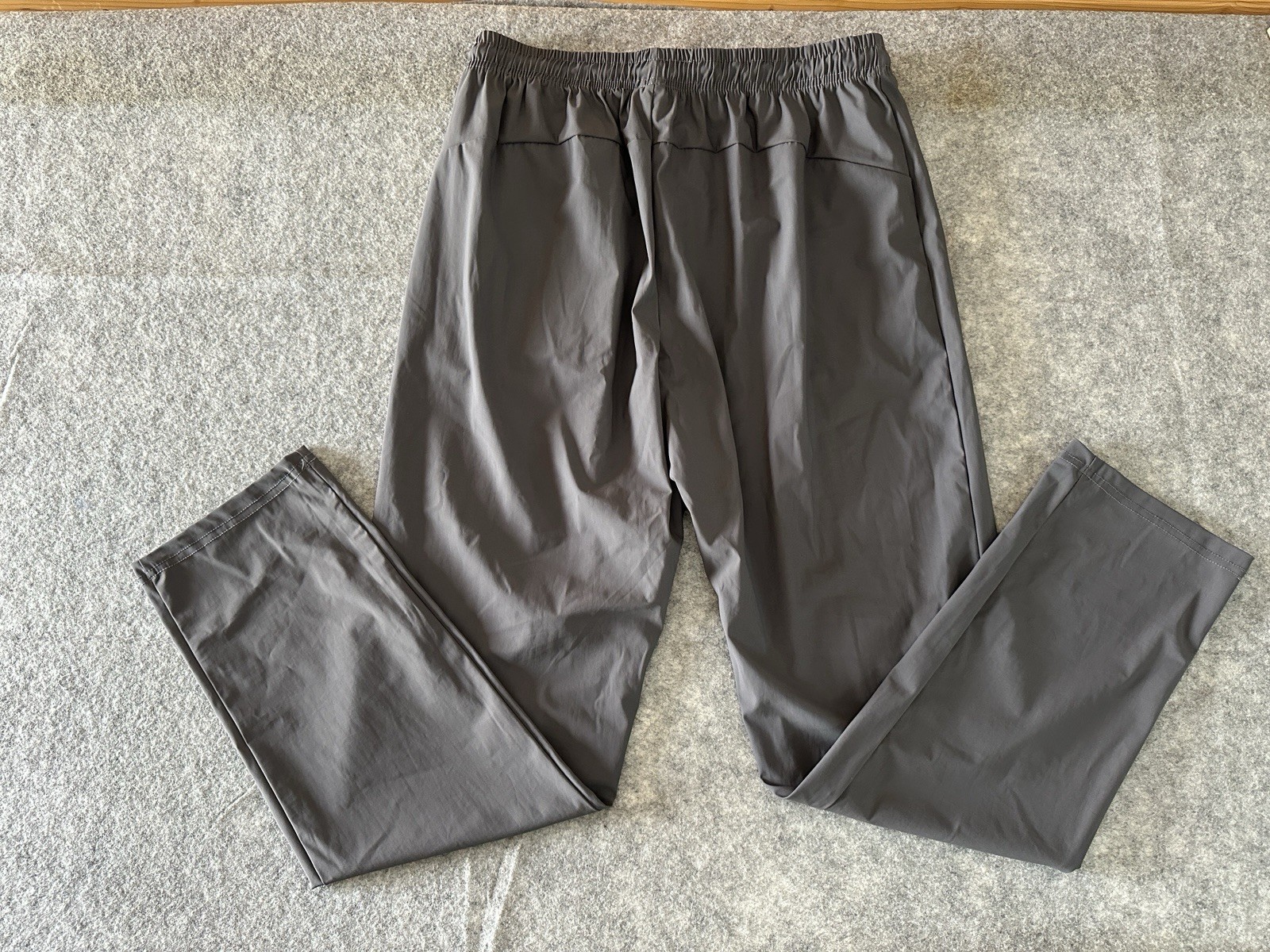 Closet Stretch Active New Sport Unisex Ultra Quick Drying Pants Joggers Gray Zip