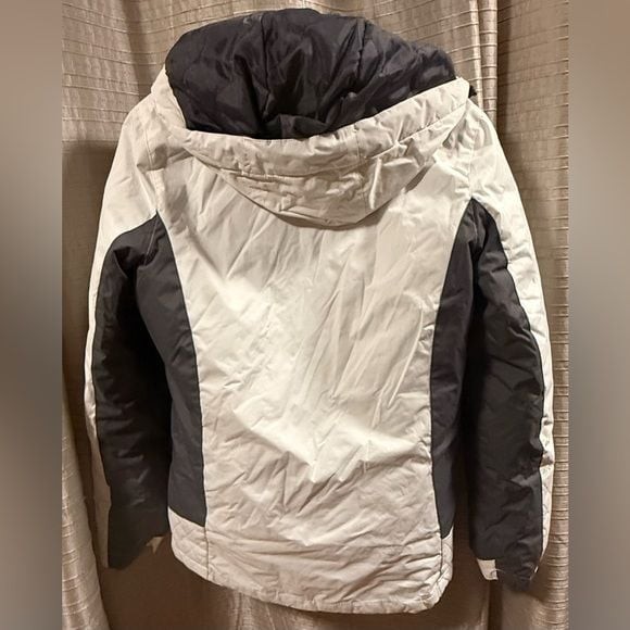 Women’s Two-Tone Gray & White Winter Jacket