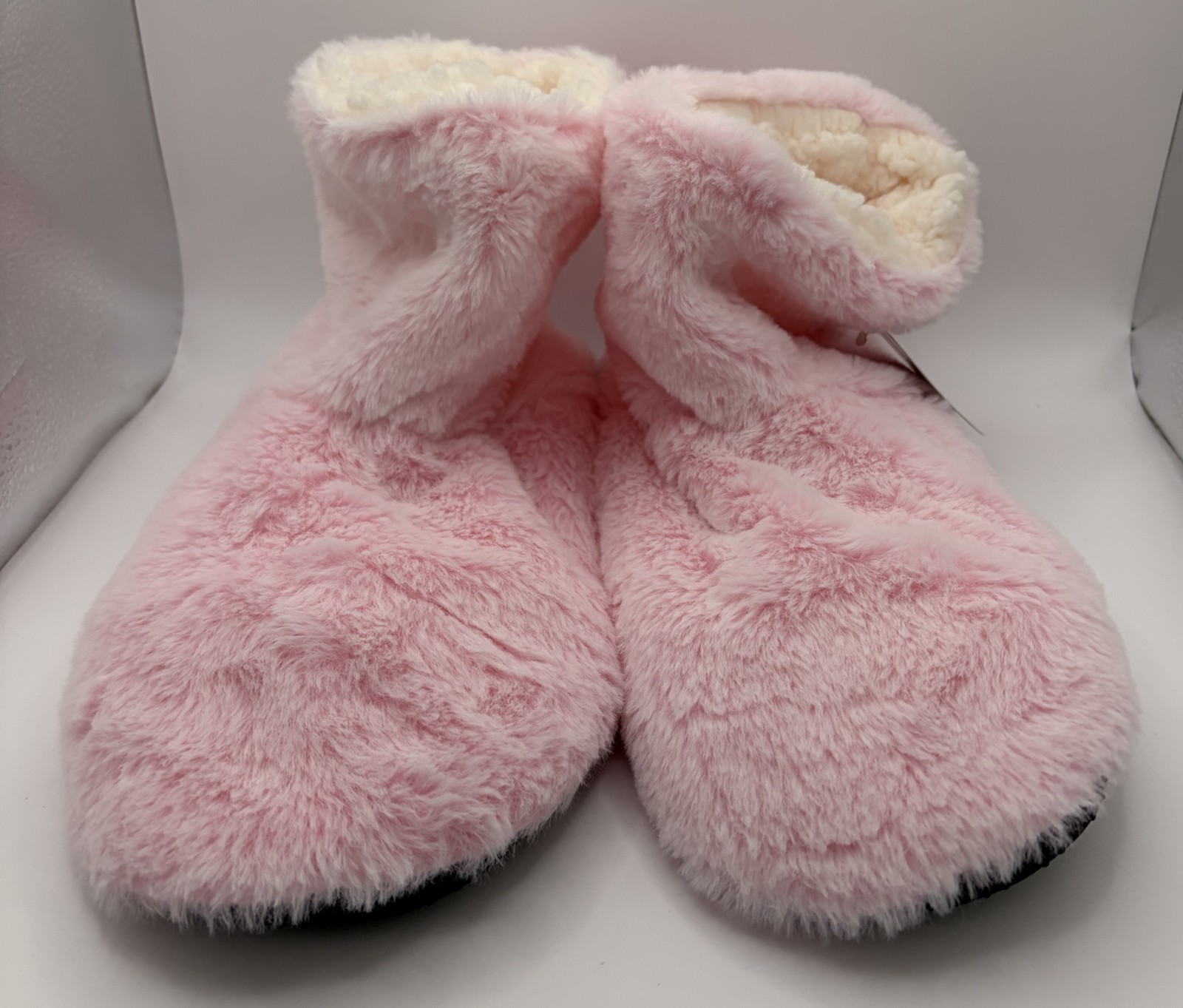 Sherpa High Top Pink Bootie Slipper Super Soft One Size Fit Most