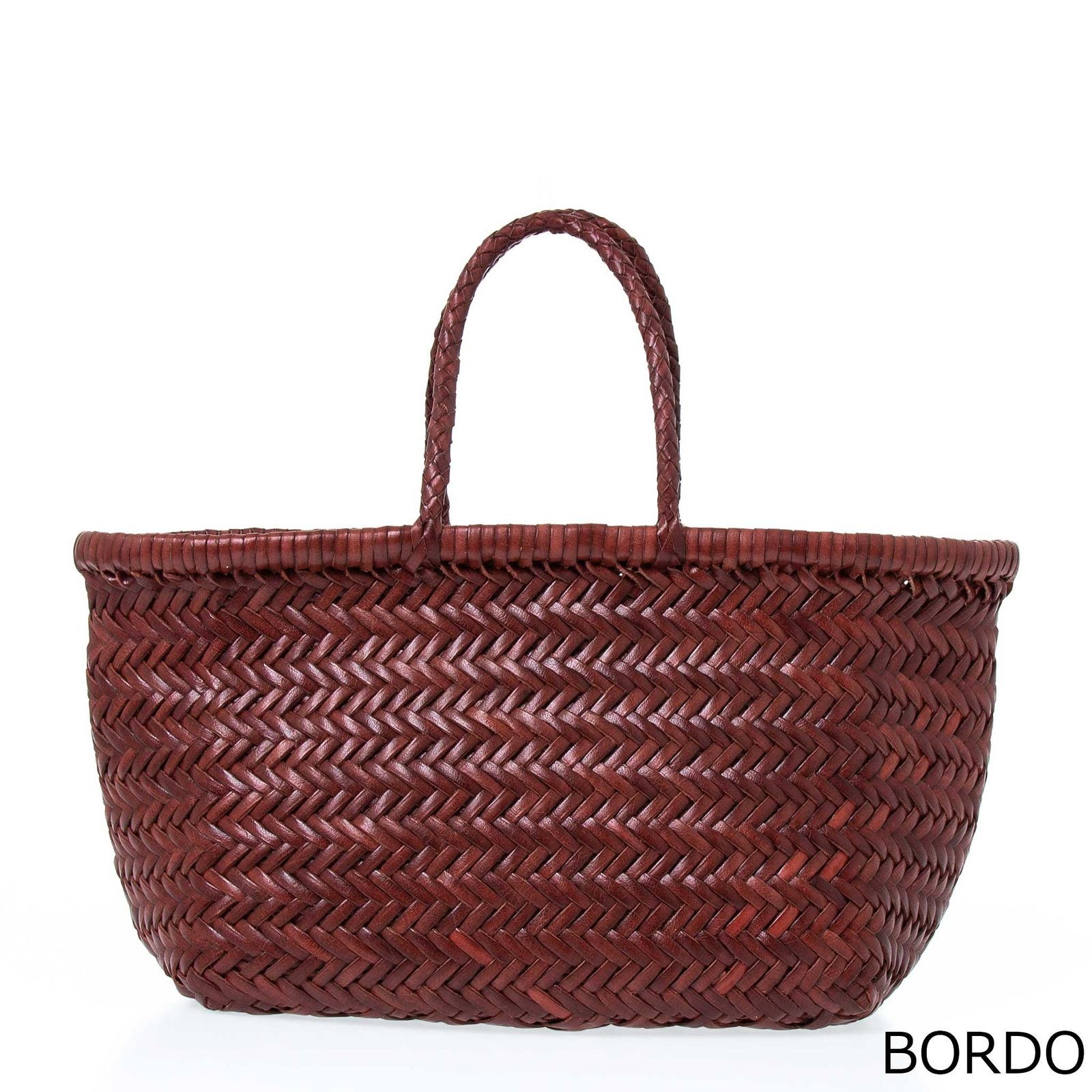 Dragon Diffusion bag ladies wicker bag leather mesh bag BAMBOO TRIPLE JUMP SMALL