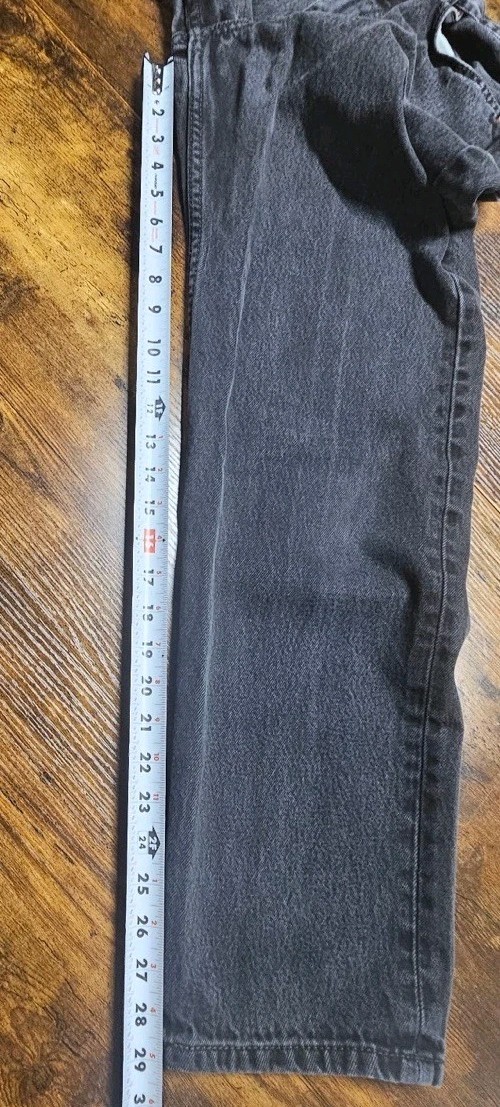 Levi’s 505 Jeans Black 30×29 Regular Fit Straight Leg