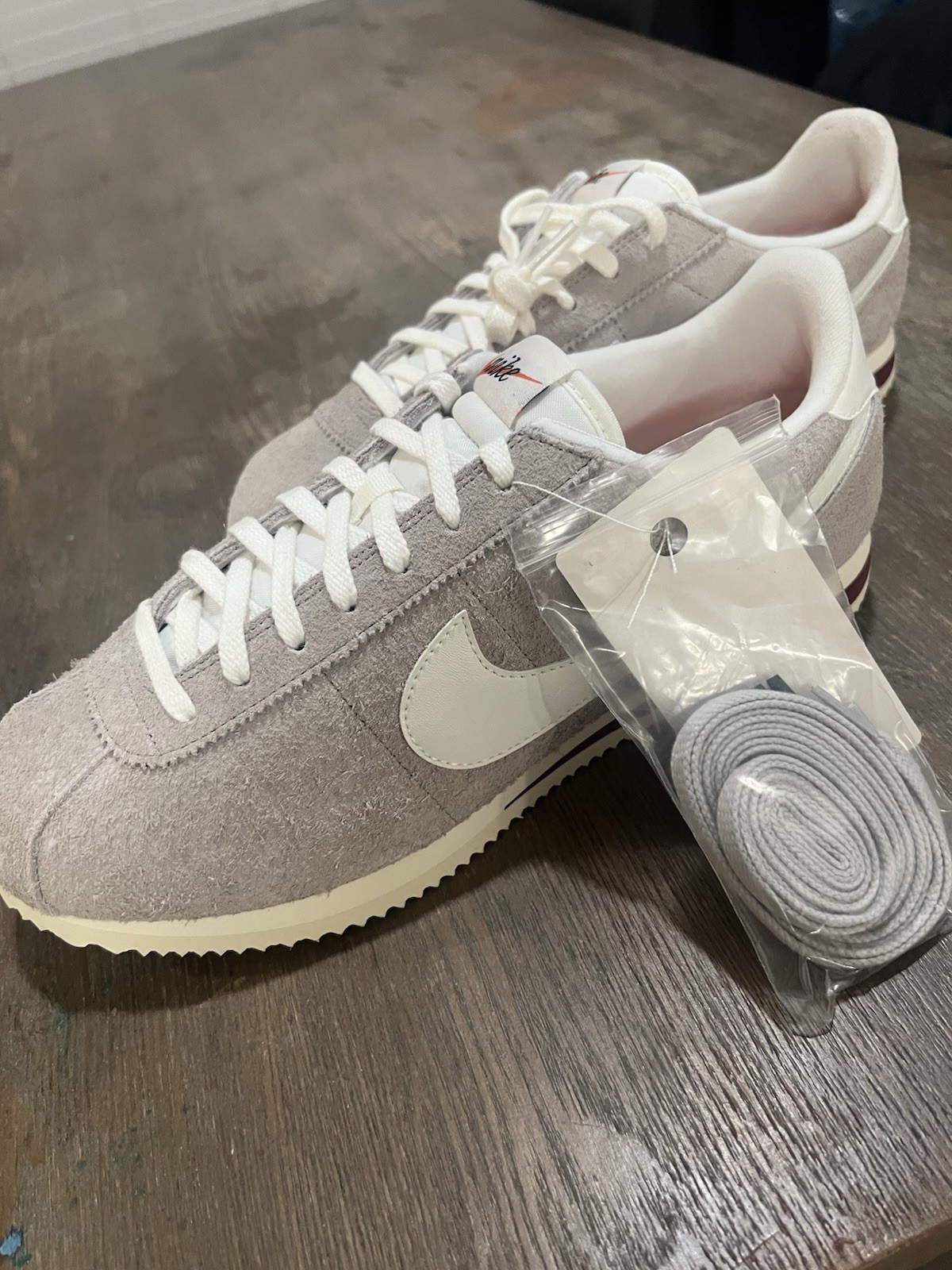 Nike Cortez SE College Grey Sail Men Unisex Casual Lifestyle Shoes HF3142-001