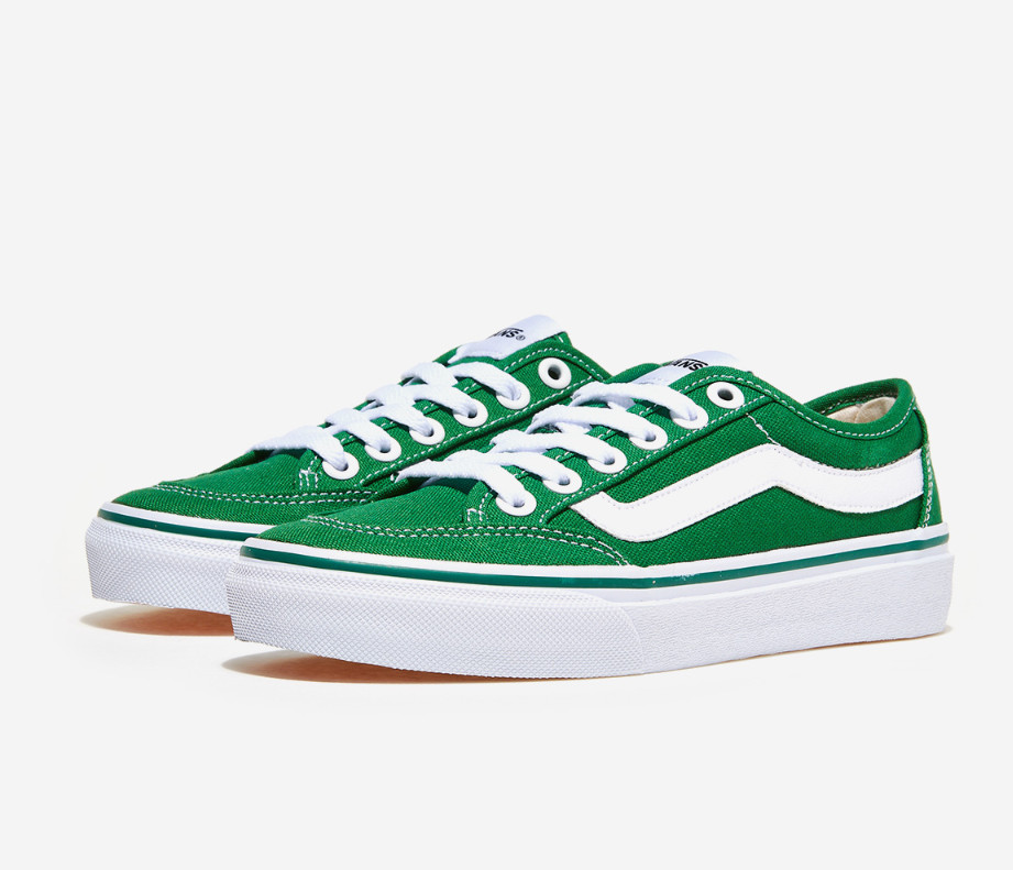 Vans Green White Low Top Sneakers Canvas Skate Shoes Unisex Casual Fashion