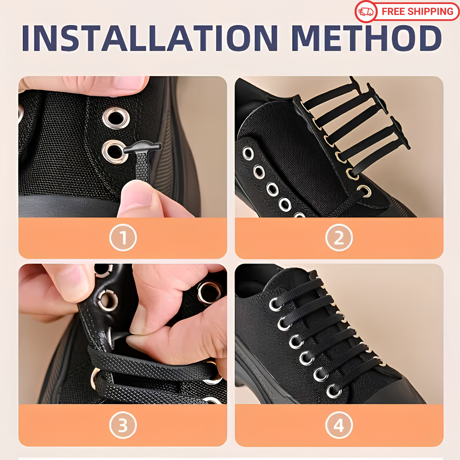 16PCS Silicone No Tie Shoelaces Elastic Stretch Shoe Laces for Kids Adults