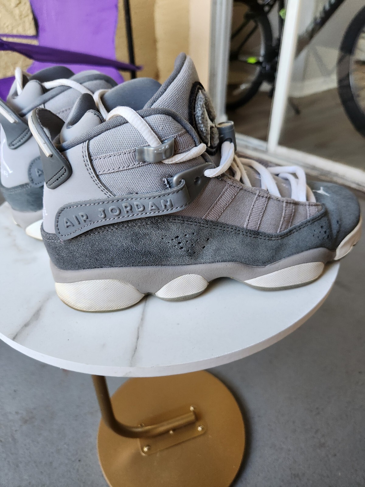 Jordan 6 Rings Cool Gray Size 5.5Y
