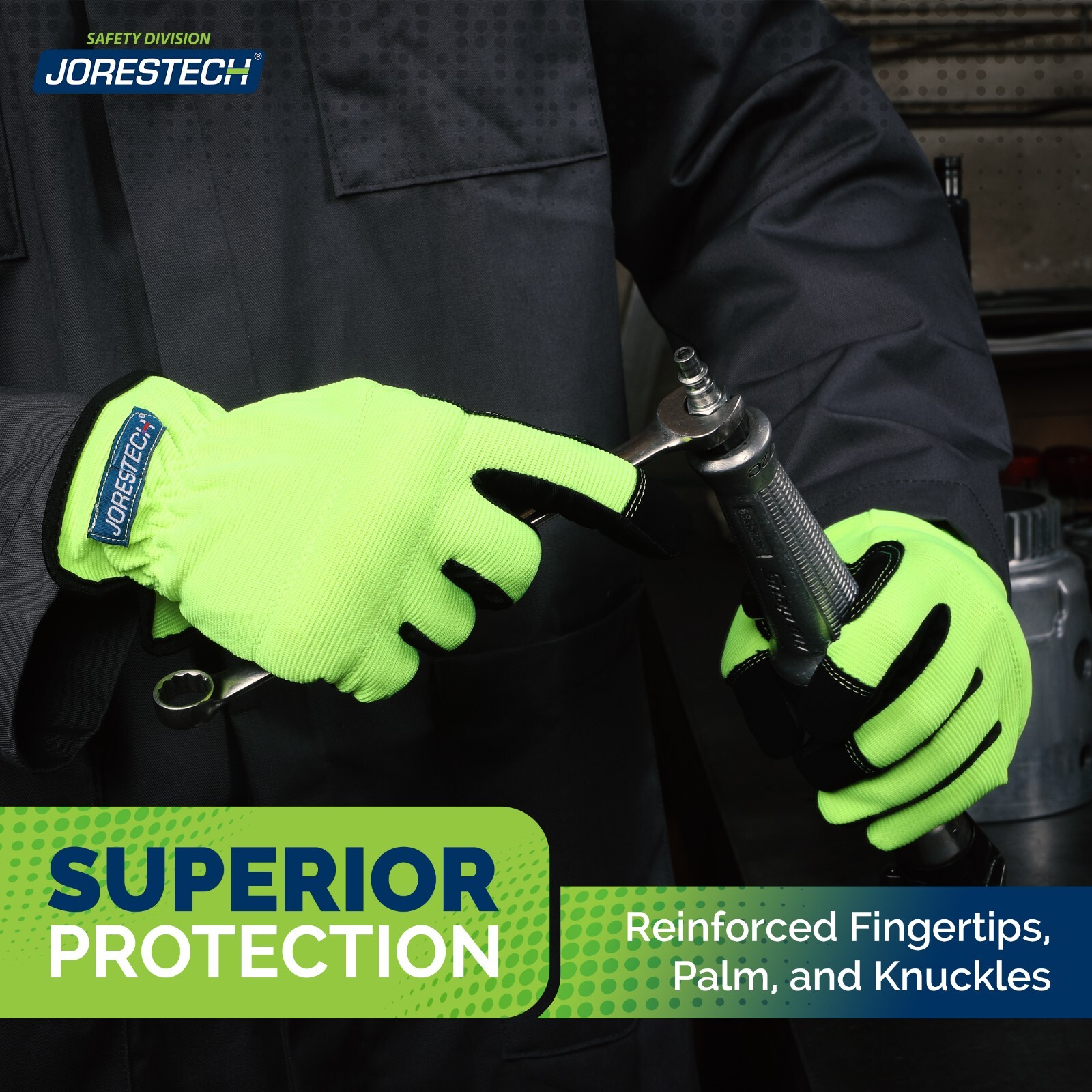 Jorestech All Purpose Mechanics Gloves- Great High Dexterity Gloves
