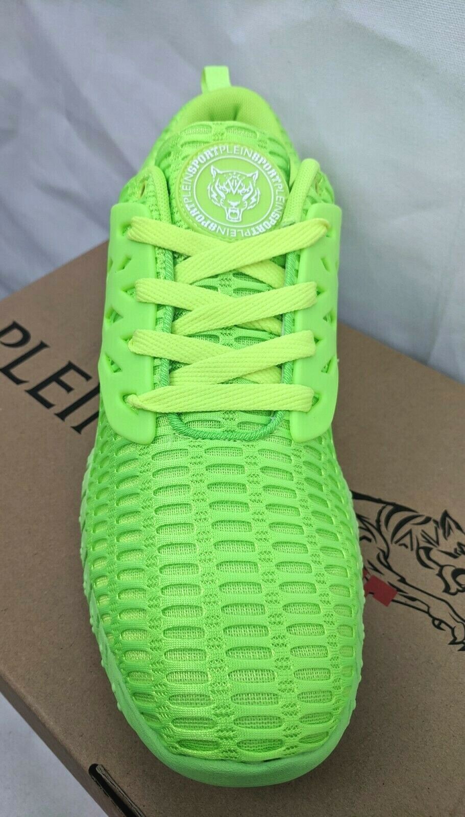 PHILIPP PLEIN SPORT Yellow Thunderstorm Runner Sneakers Shoes US 8 EU 41 NIB