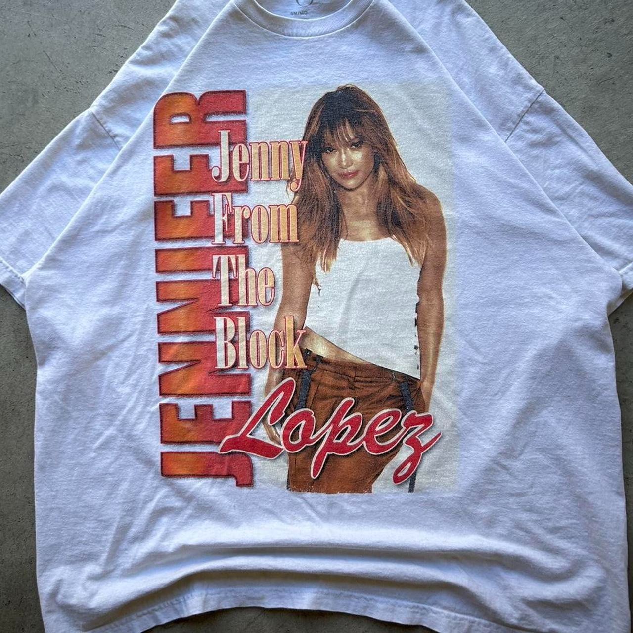 WHITE VINTAGE STYLE Jennifer Lopez From The Block Unisex Shirt S-5XL 1TR30
