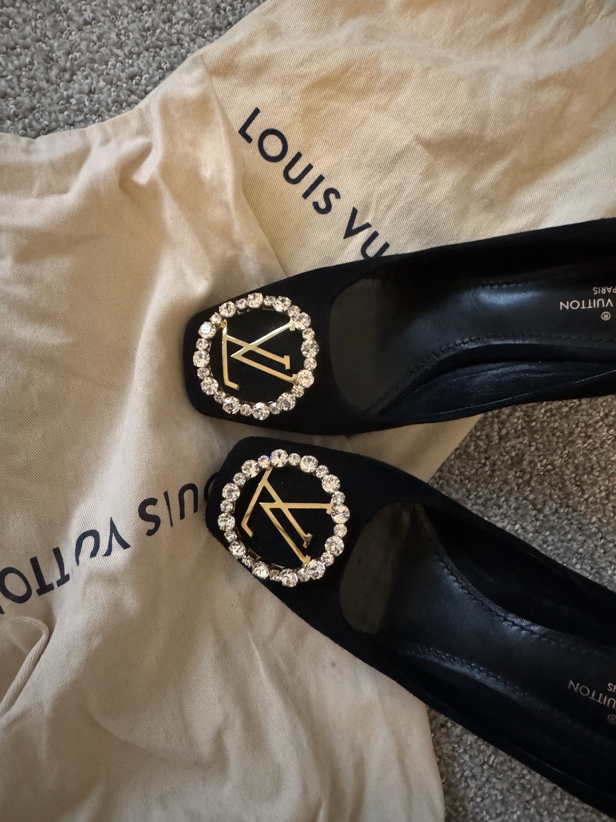 Louis Vuitton LV Logo Madeleine Pumps