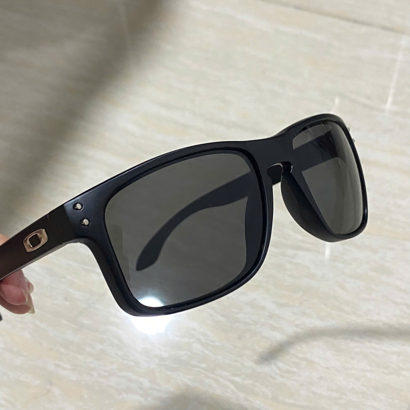 Oakley Holbrook Style Casual Black Sunglasses Dark Smoke Lens UV400
