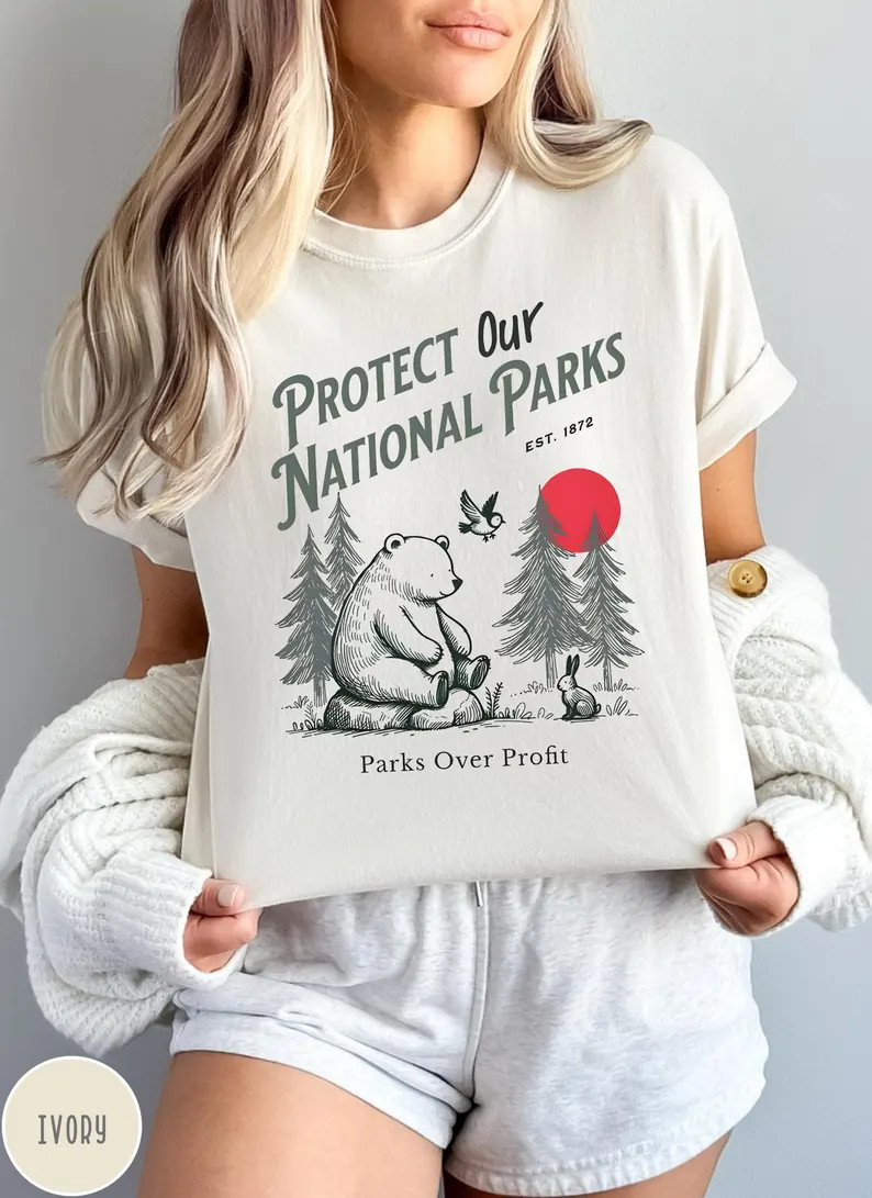Protect Our National Parks Resist Comfort Tee Nature Outdoors Park Lover Gift
